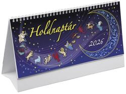 TopTimer Asztali naptár képes TOPTIMER T059 álló fehér lapos Holdnaptár 2027 (T591P-00P) - vectraline
