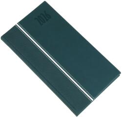 Realsystem Zsebnaptár REALSYSTEM Kensington fekvő fehér lapos zöld 2026 (5711-78) - vectraline