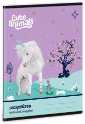 Ars Una Leckefüzet ARS UNA A/5 32 lapos Cute Animals-Unicorn (50844487)