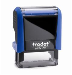 TRODAT Bélyegző TRODAT Printy 4.0 4911 égkék ház fekete párna (4911É/F) - vectraline