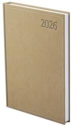 TopTimer Határidőnapló TOPTIMER Traditional T011 B/5 heti fehér lapos bézs 2026 (T011T-007) - vectraline