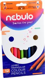 Nebulo Színes ceruza NEBULO Jumbo háromszögletű 12 darabos (JSZC-TR-12)