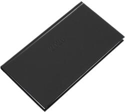 Realsystem Zsebnaptár REALSYSTEM Standard fekvő fehér lapos fekete 2027 (5711-01) - vectraline