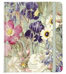 PLANALL Határidőnapló PLANALL New Classic B/5 heti keményfedelű gumis Violet 2026 (21553) - vectraline
