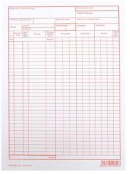  Nyomtatvány raktári nyilvántartó karton A/4 - vectraline