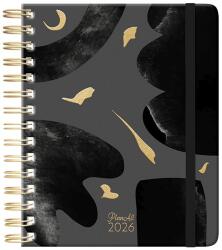 PLANALL Határidőnapló PLANALL Classic B/5 heti spirálos keményfedelű gumis Paint 2026 (21538) - vectraline