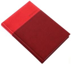 Realsystem Határidőnapló REALSYSTEM Lux A/5 napi fehér lapos piros 2026 (5321-47) - vectraline