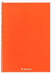 Fortuna Spirálfüzet vonalas FORTUNA Monocolor A/4 70 lapos narancssárga (01.02133) - vectraline