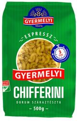 Gyermelyi Száraztészta chifferini GYERMELYI Expressz durum 500 g (TSZ01298)
