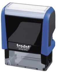TRODAT Bélyegző TRODAT Printy 4.0 4912 égkék ház fekete párna (4912K/F) - vectraline