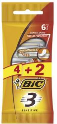 BIC Borotva BIC 3 Sensitive férfi 3 pengés 4+2 darab/bliszter (872903) - vectraline
