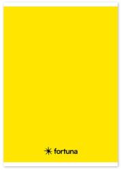 Fortuna Füzet vonalas FORTUNA Monocolor A/5 32 lapos 21-32 4-8. osztályos sárga (01.02081) - vectraline