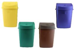 Sterk Plast Szemetes billenő fedeles STERK6 szögletes 55L - vectraline