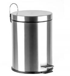  Szemetes pedálos kivehető műanyag vödörrel fém 5l (1605SZE041)