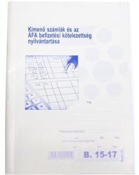  Nyomtatvány kimenő számlák nyilvántartója A/4 - vectraline