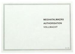  Nyomtatvány meghatalmazás gépjármű használatra A/6 (22959) - vectraline