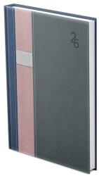 TopTimer Határidőnapló TOPTIMER Vario V011 B/5 heti fehér lapos kék-rózsaszín-szürke 2026 (T011V-045) - vectraline