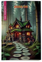 Realsystem Diák zsebkönyv REALSYSTEM papírborító 125x205mm szívek 2026-2027 (5313-65) - vectraline