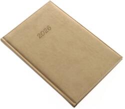 Realsystem Határidőnapló REALSYSTEM Bolero B/5 heti sárga lapos drapp 2027 (5612-46) - vectraline