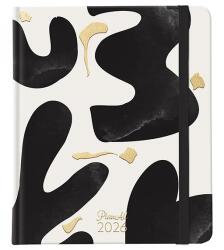 PLANALL Határidőnapló PLANALL New Classic B/5 heti keményfedelű gumis Canvas 2026 (21558) - vectraline