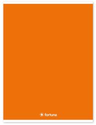 Fortuna Füzet vonalas FORTUNA Monocolor A/4 32 lapos 81-32 narancssárga (01.02099) - vectraline