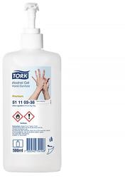 Tork Kézfertőtlenítő gél TORK alkoholos pumpás 500 ml (TORK/511103/PC)