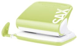 ICO Lyukasztó SAX 318 Design 2 lyukú fém 20 lap világoszöld (7310094007) - vectraline