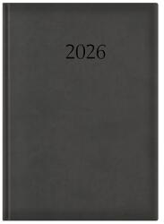 TopTimer Határidőnapló TOPTIMER Wide W024 A/4 napi fehér lapos fekete 2026 (T024W-003) - vectraline