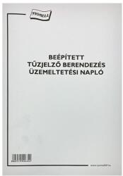  Nyomtatvány beépített tűzjelző berend. üzemelt. napló (87009) - vectraline