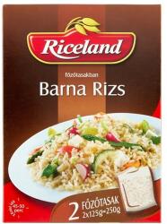 Riceland Főzőtasakos rizs RICELAND Barna 2x125 g - vectraline
