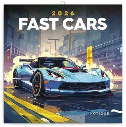 REALSYSTEM Lemeznaptár REALSYSTEM 300x300mm Fast cars 2026 (6097-FC) - vectraline
