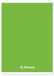 Fortuna Füzet vonalas FORTUNA Monocolor A/5 32 lapos 21-32 4-8. osztályos zöld (01.02077) - vectraline