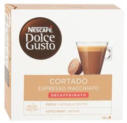 NESCAFÉ Kávékapszula NESCAFE Dolce Gusto Cortado koffeinmentes 16 kapszula/doboz