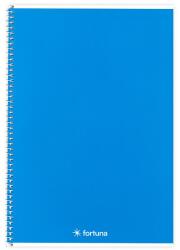 Fortuna Spirálfüzet vonalas FORTUNA Monocolor A/4 70 lapos kék (01.02131) - vectraline