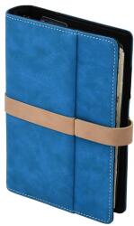 SATURNUS Gyűrűs kalendárium SATURNUS M225 chamois lapos kék-bézs műbőr 2026 (SM225-044)