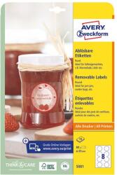 AVERY Etikett AVERY L5081 65 mm kör visszaszedhető 10 íves (5081) - vectraline