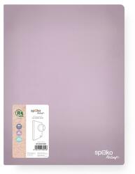 SPOKO Gyűrűskönyv SPOKO ReLeaf PP A/4 35 mm 4 gyűrű SoftTouch lila (S112541301) - vectraline