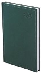 TopTimer Határidőnapló TOPTIMER Traditional T015 A/5 heti fehér lapos zöld 2026 (T015T-006) - vectraline