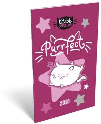 Lizzy Card Zsebnaptár LIZZY CARD A/6 heti papírborítós Kittok purrfect 2026 (21704) - vectraline