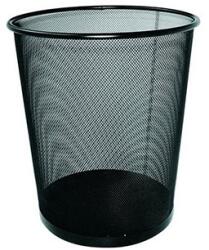  Papírkosár fémhálós fekete 12L - vectraline