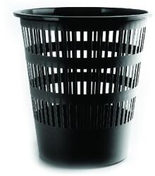 DONAU Papírkosár műanyag DONAU 12L fekete (UD307-01) - vectraline