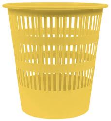 DONAU Papírkosár műanyag DONAU Life 12L pasztell sárga (UD307-11) - vectraline