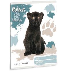 Ars Una Füzet kockás ARS UNA A/5 32 lapos 27-32 Bátor mancsok-Fekete párduc (53635020)