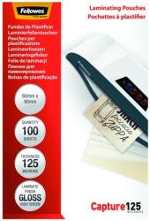 Fellowes Lamináló fólia FELLOWES 60x90 mm 125 mikron fényes 100/csom (5397402) - vectraline