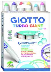 GIOTTO Filctoll GIOTTO Turbo Giant pasztell vastag 7, 5mm akasztható 6 darabos (4310 00)
