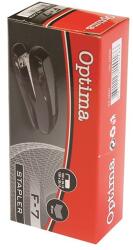 Optima Tűzőgép OPTIMA F-7 asztali 20 lap 24/6 fekete (22121) - vectraline