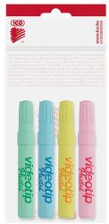 ICO Szövegkiemelő ICO Videotip pasztell 4 szín bliszteres (9580003066)