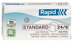 RAPID Tűzőkapocs RAPID 24/6 1000 darabos (24855600) - vectraline