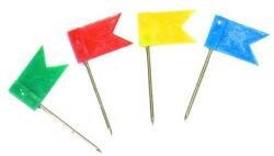 GRAND Táblatű GRAND műanyag dobozban színes zászlós 25 darabos (110-1001) - vectraline