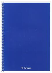 Fortuna Spirálfüzet vonalas FORTUNA Monocolor A/4 70 lapos sötétkék (01.02126) - vectraline